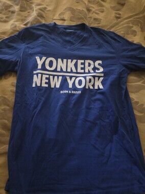 GAP Mens Blue 'Yonkers New York' Short Sleeve Tee